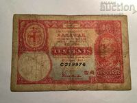 Sarawak - (Borneo) 10 cents 1940 P 25b