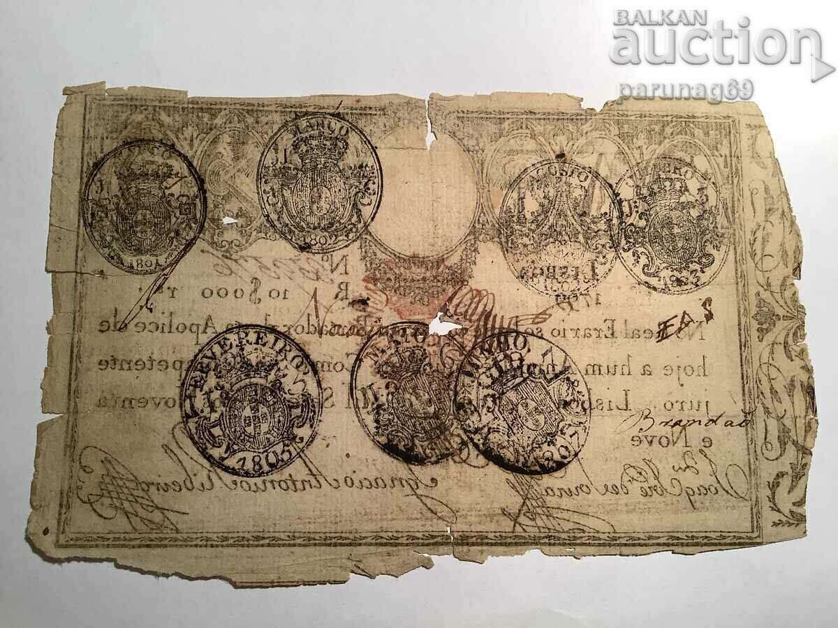 Португалия 10000 рейс 1828 година Р 41b с цена 180.00 лв. | € 92.03 Португалия 10000 рейс 1828 година Р 41b с цена 180.00 лв. | € 92.03