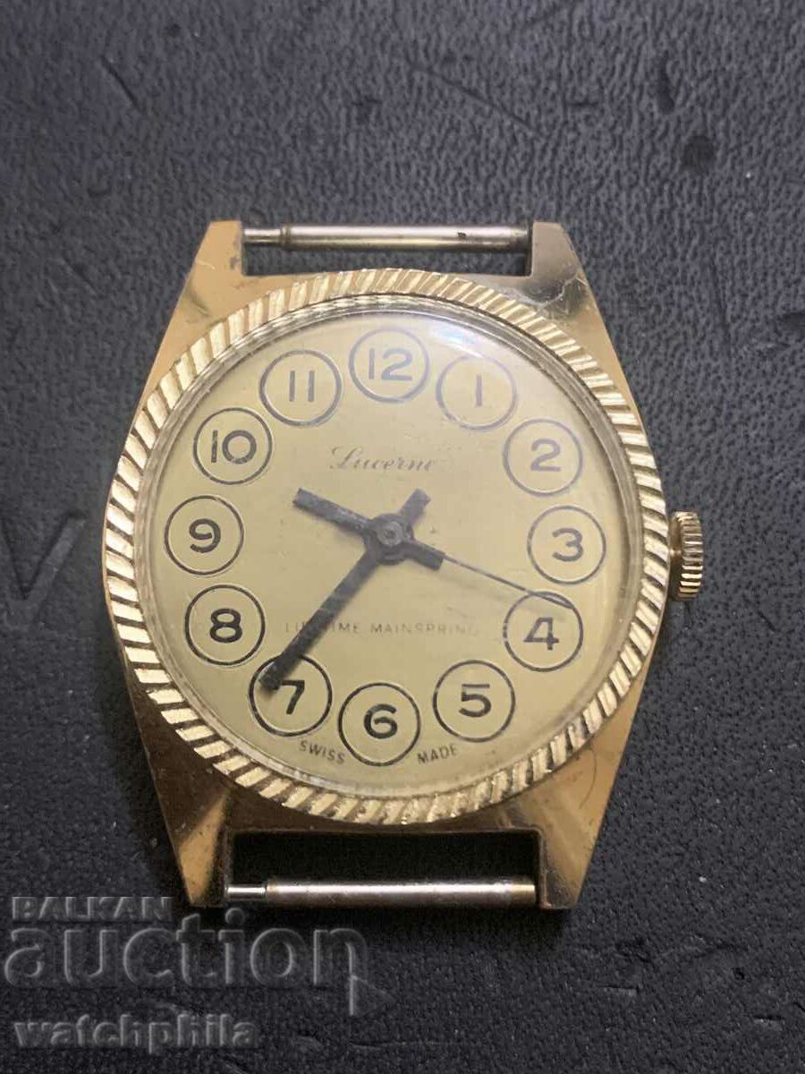 Lucerne Swiss Mechanical Men's Watch, Working