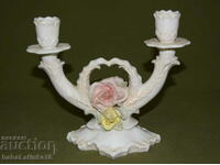 A beautiful porcelain candle holder