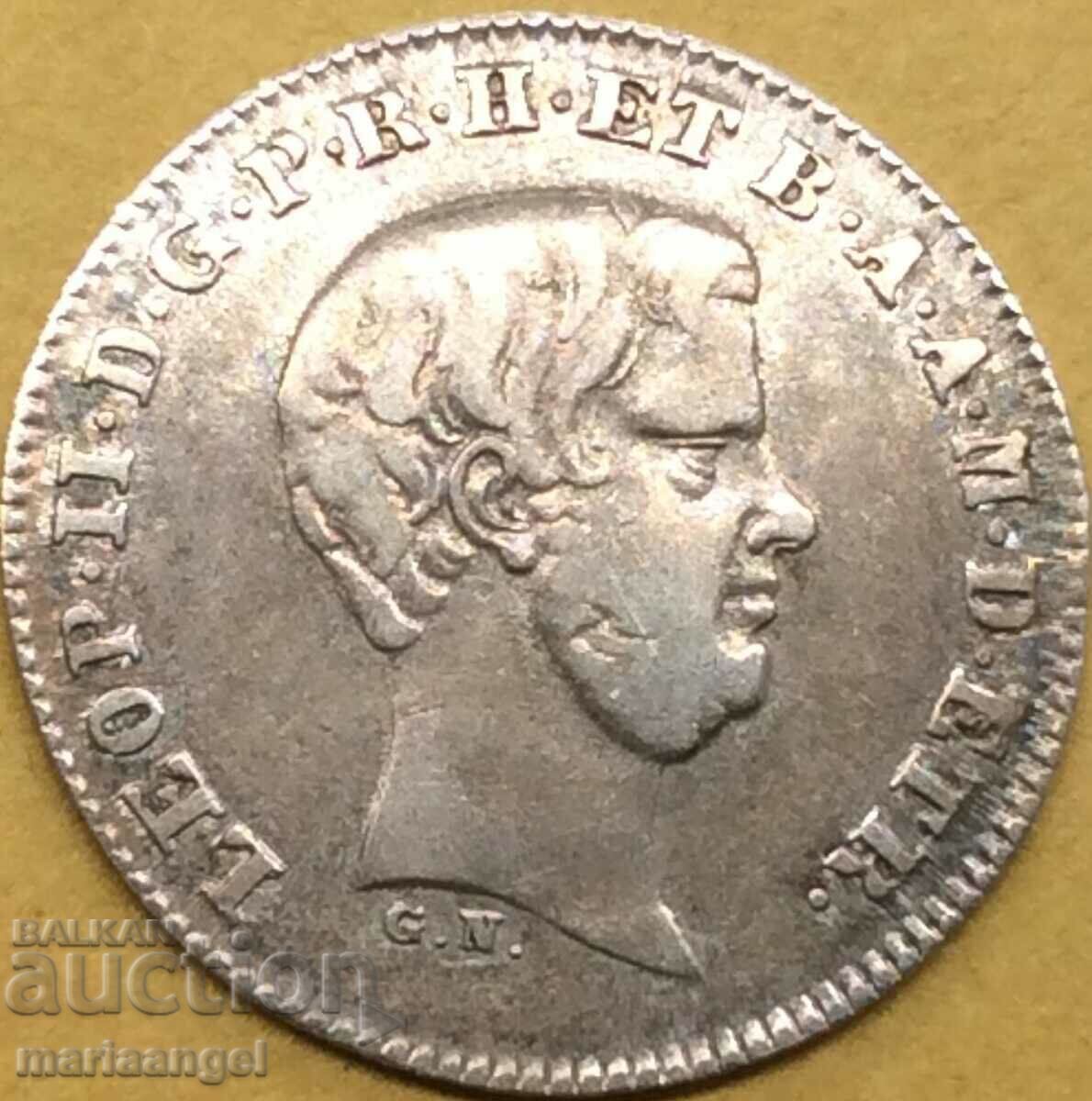 1/2 Paolo 1857 Italia Florența Leopoldo d'Lorena Patina