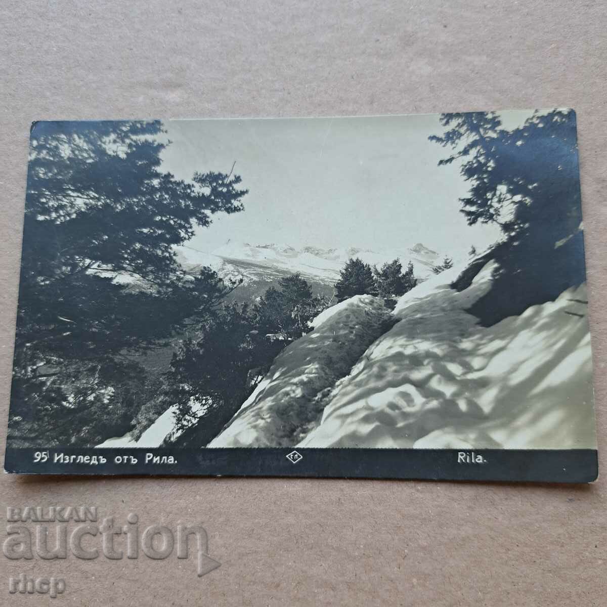 Rila Paskov 1929 carte foto veche