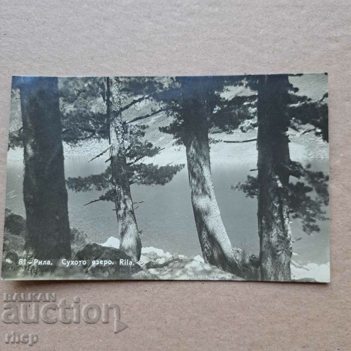 Rila Dry Lake Paskov 1931 old photo card