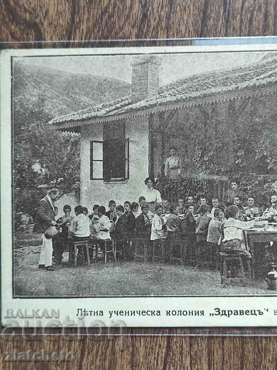 Auction  Postal card - Pancharevo. Summer student colony ..