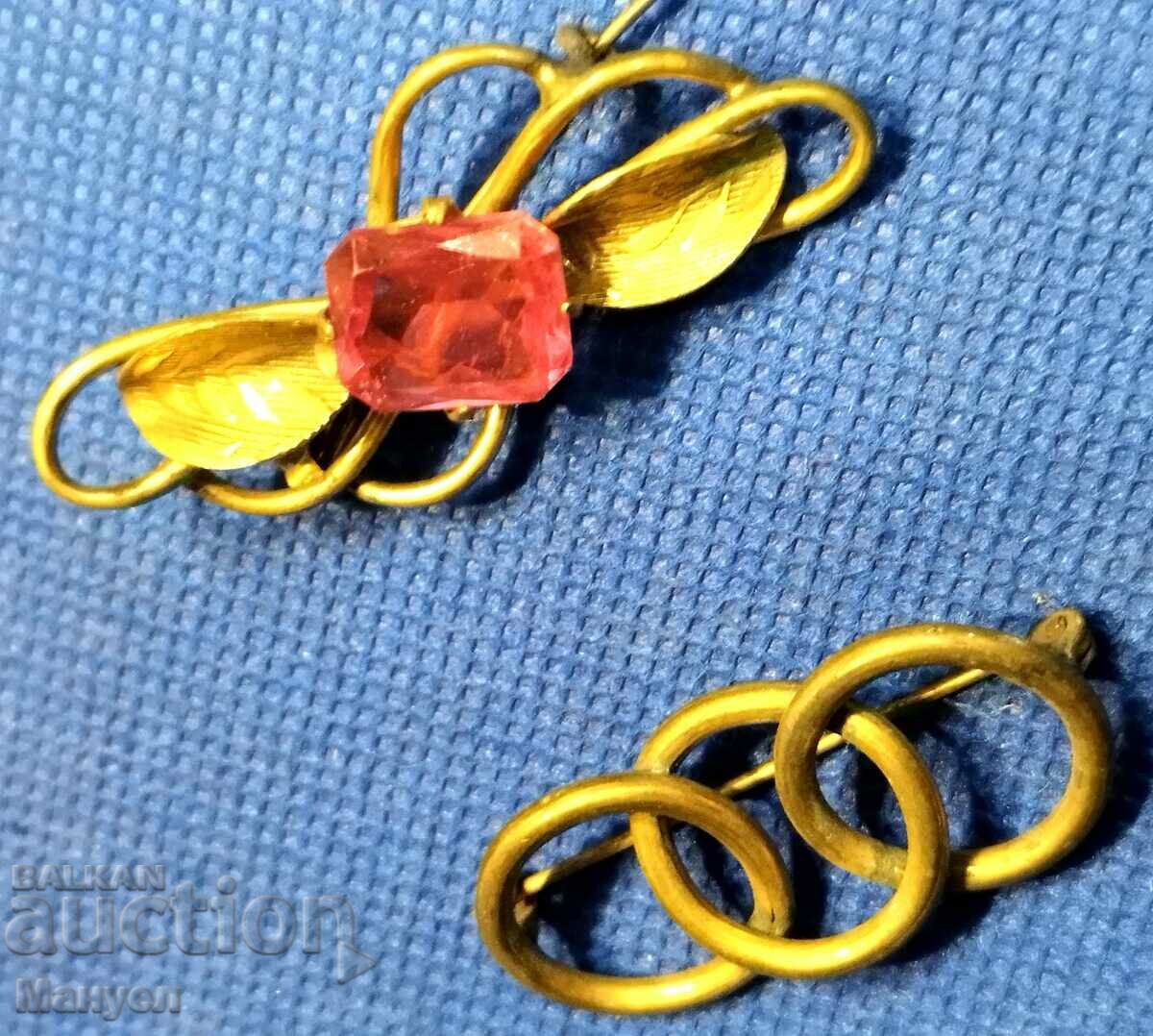 Auction Old brooches - Kingdom of Bulgaria. Auction Old brooches - Kingdom of Bulgaria.