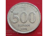 500 рупии 2016 - Индонезия