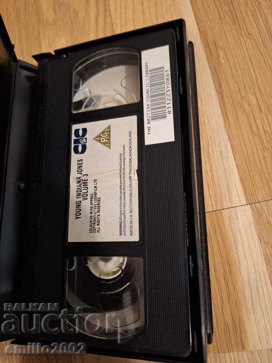 Auction Indiana Jones Chronicles videotape Auction Indiana Jones Chronicles videotape