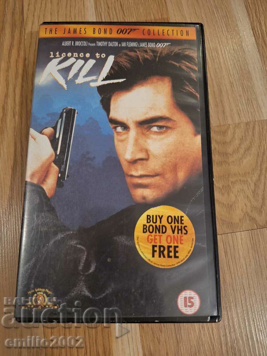 Video tape 007 James Bond License to kill