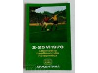 .1978 WORLD FOTBALL ARGENTINA SOC CALENDAR CALENDAR