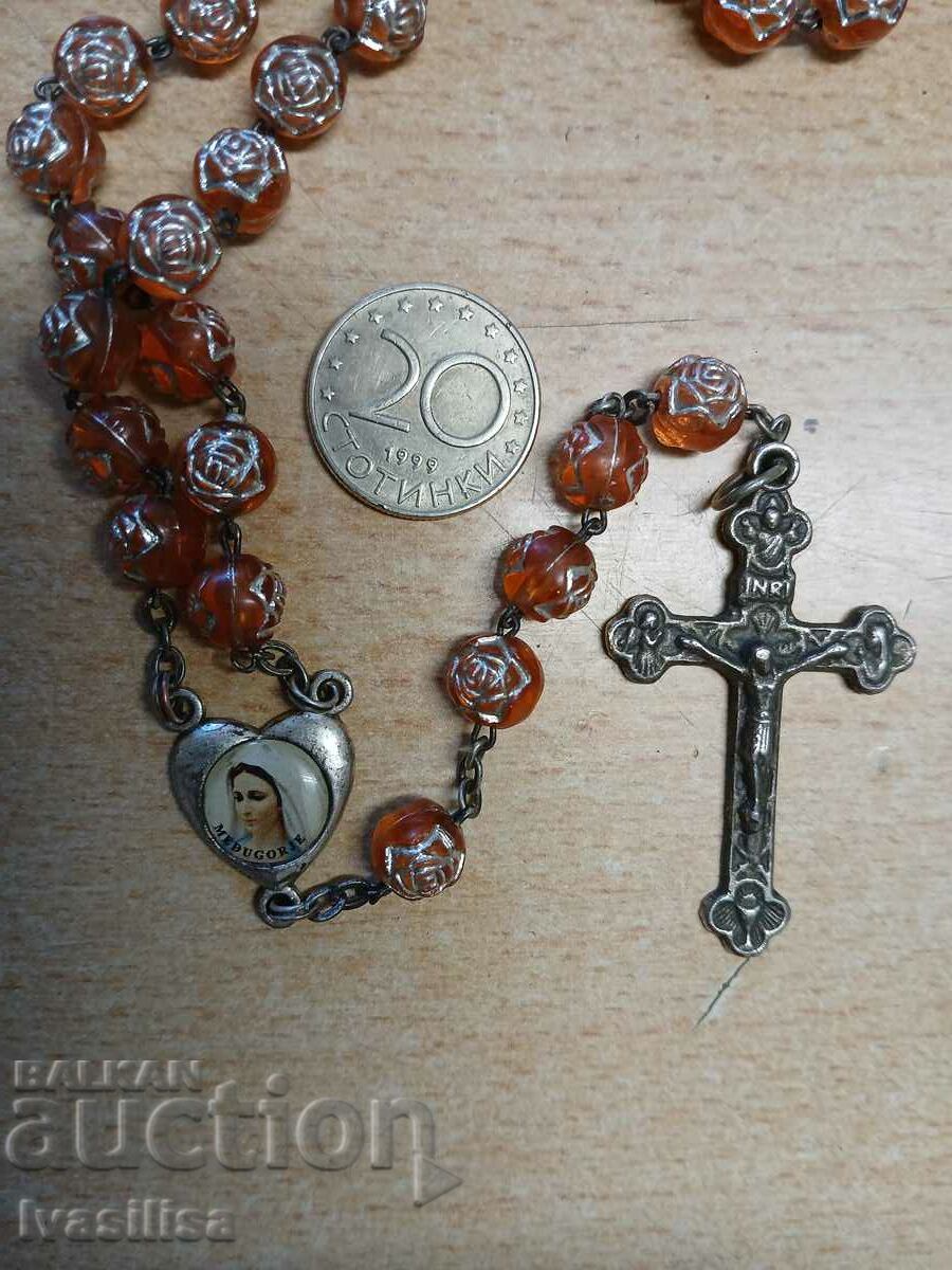 Antique cross and medallion