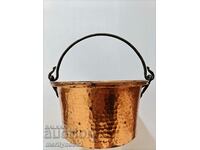 Old copper kettle, copper, cauldron, cauldron, copper vessel