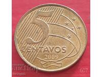 5 centavos 2009 - Brazilia