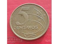 5 centavos 2014 - Βραζιλία