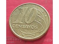 10 centavos 2007 - Brazil