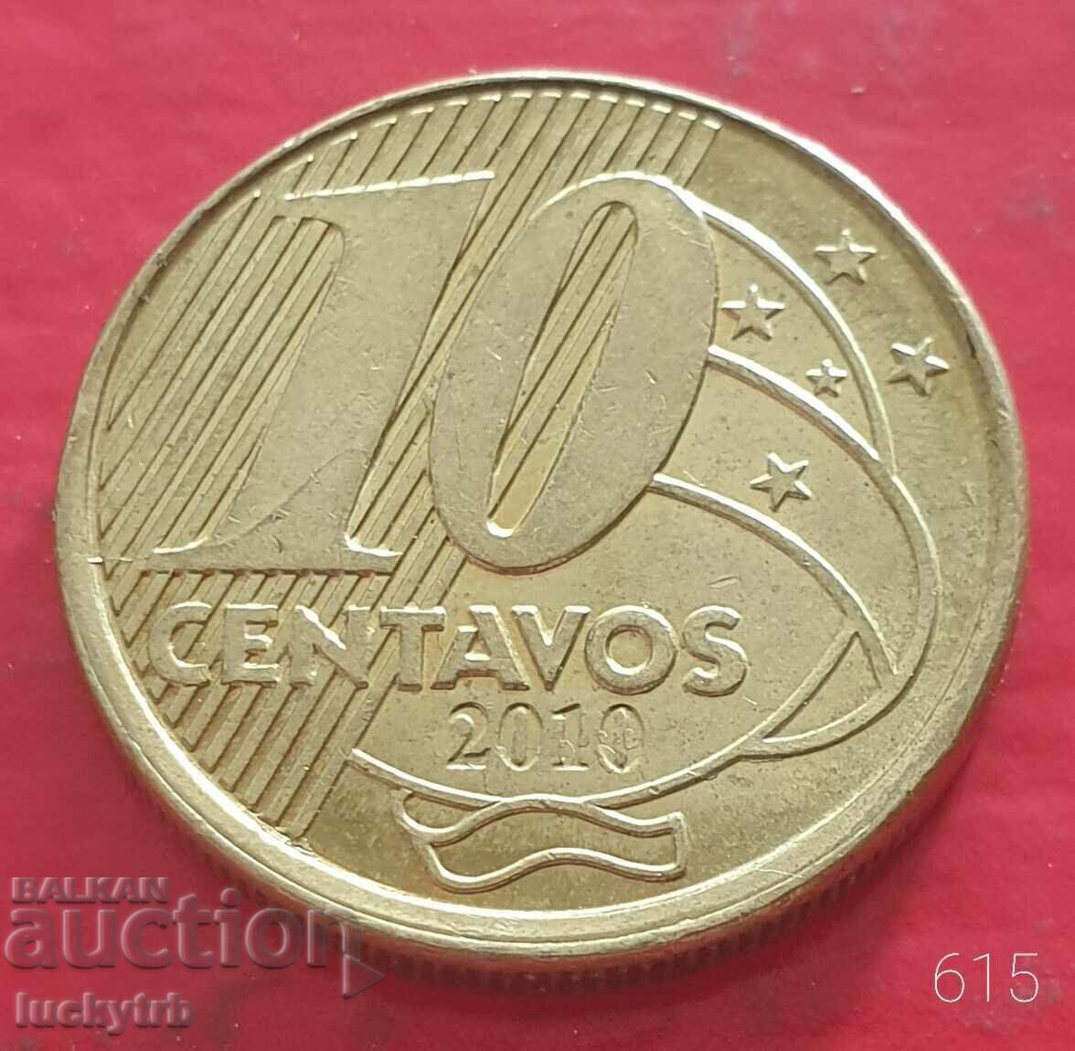 10 centavos 2010 - Brazil 10 centavos 2010 - Brazil