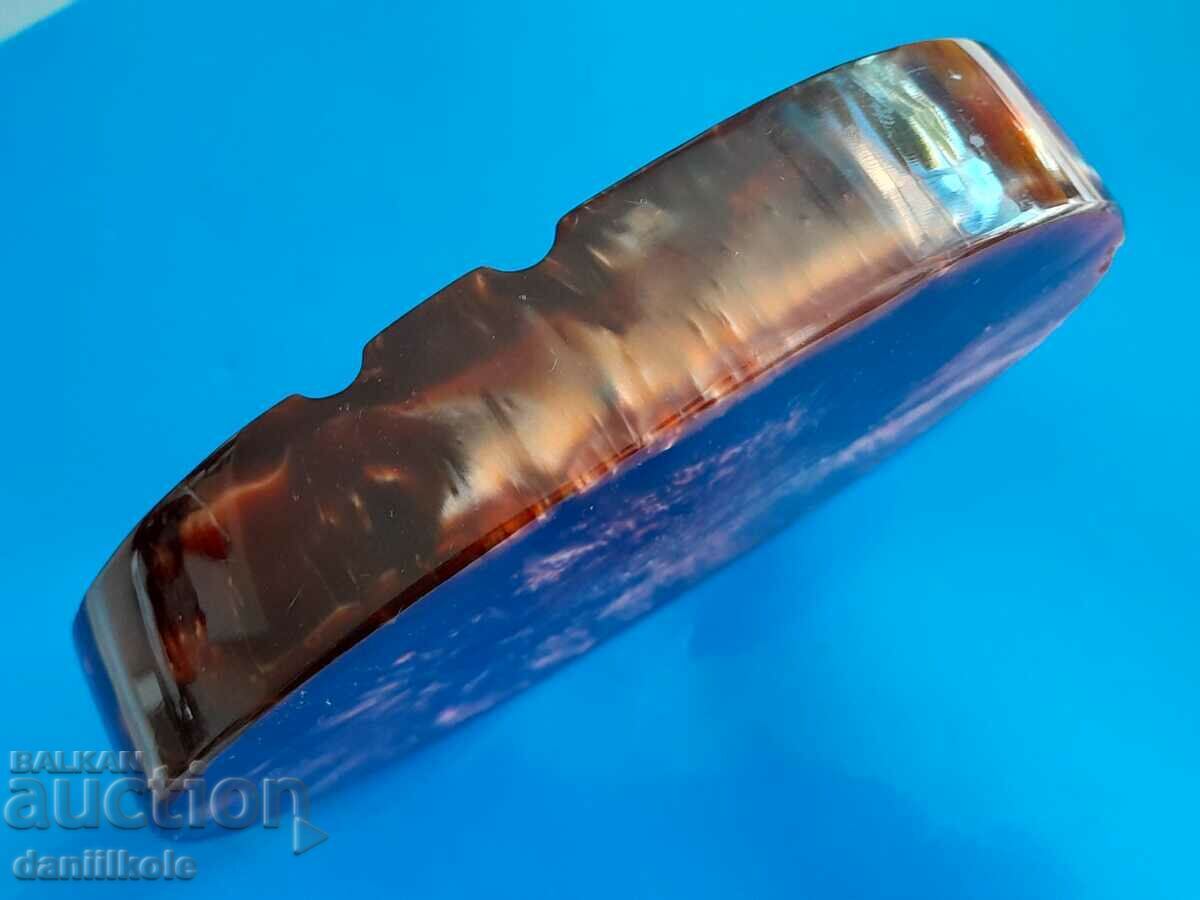 *$*Y*$* SUPER ASHTRAY BY KATALIN CARAMEL - EXCELLENT *$*Y*$* - 6