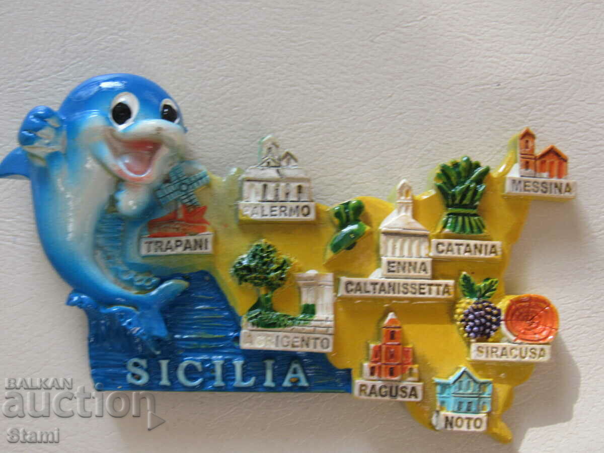 Magnet from Sicily, Italy-1 with price 10.00 BGN | € 5.11