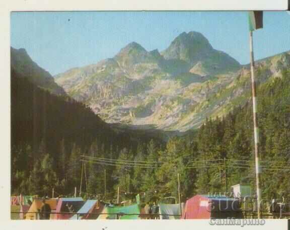 Card Bulgaria Rila Central mountain school "Malyovitsa"