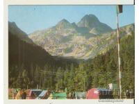 Card Bulgaria Rila Central mountain school "Malyovitsa"