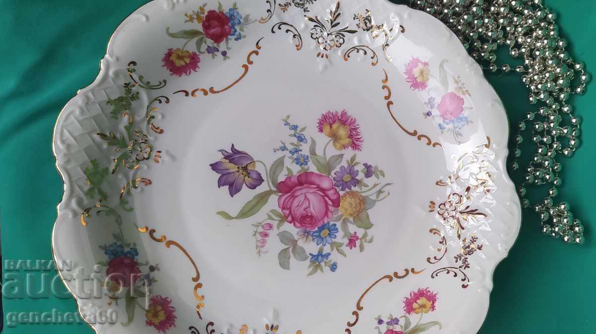 Порцеланово плато с флорални мотиви BAVARIA - 6 Порцеланово плато с флорални мотиви BAVARIA - 6