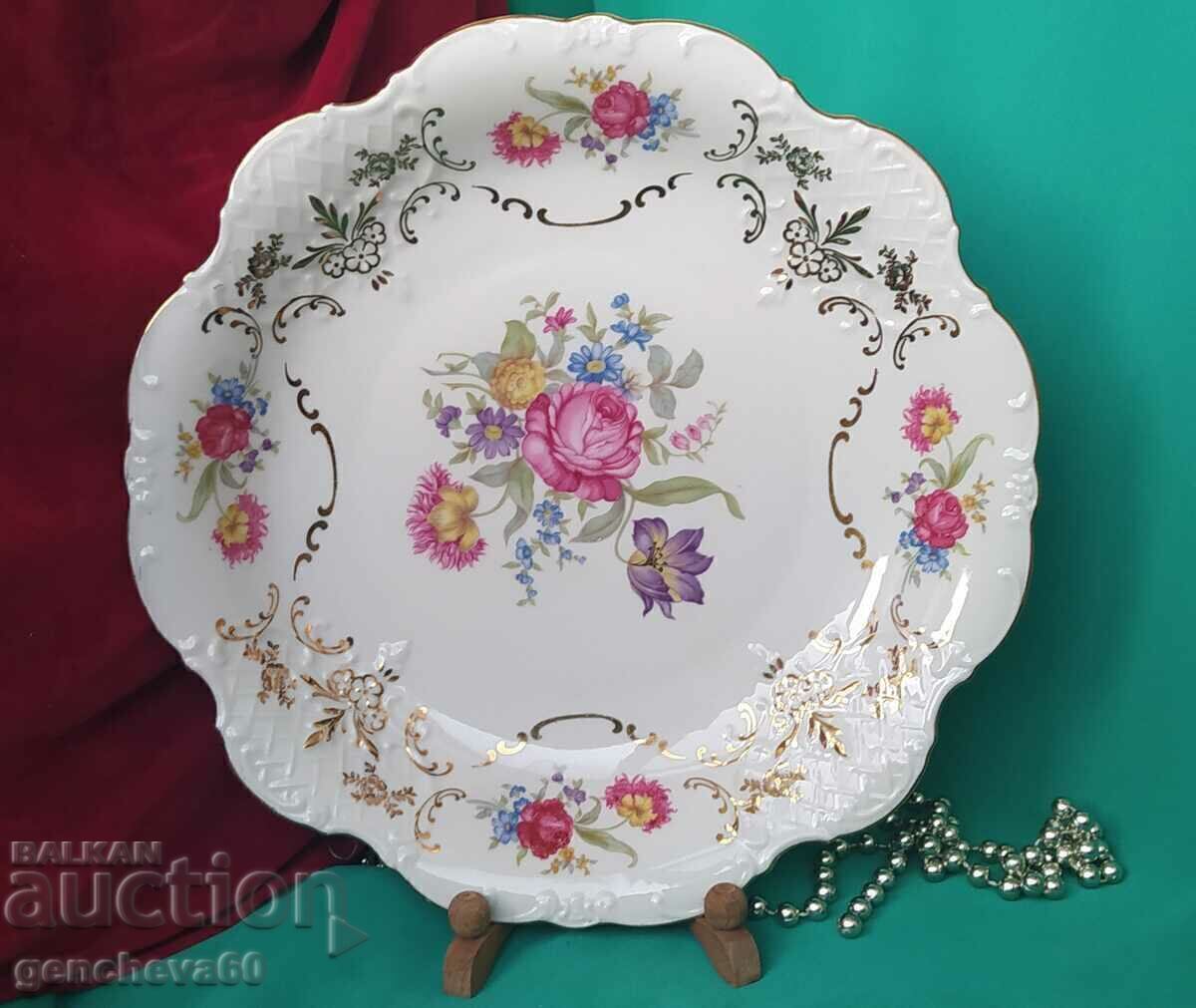 Порцеланово плато с флорални мотиви BAVARIA - 7 Порцеланово плато с флорални мотиви BAVARIA - 7