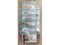 Full lot of banknotes 1999 year AA0000071 PMG