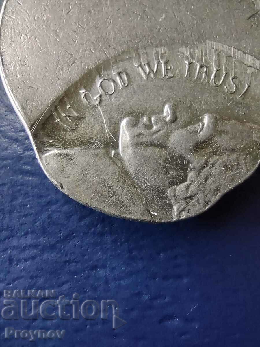 MINT ERROR -US 5 cents, 1946-2003