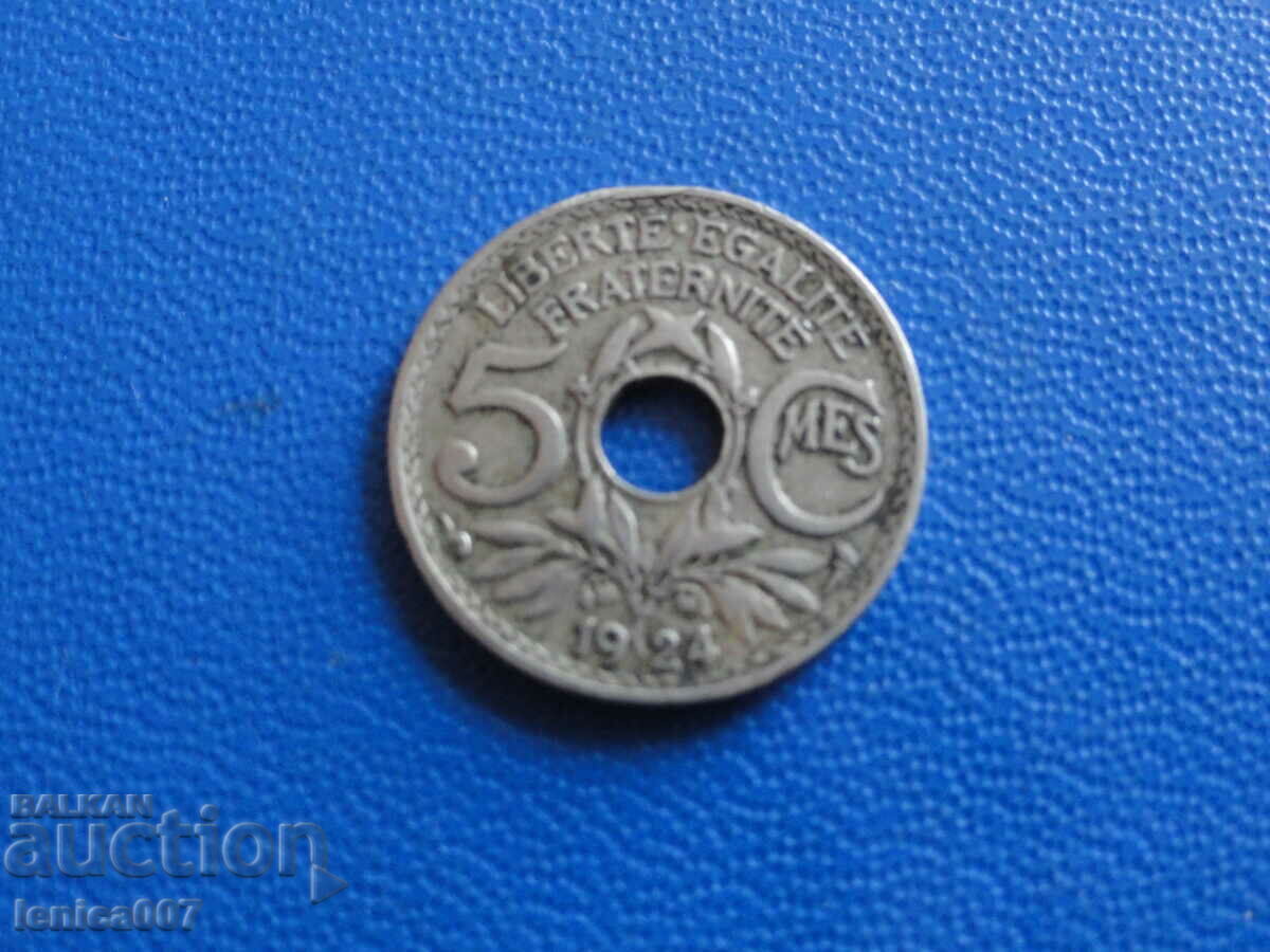 Auction France 1924 - 5 centimeters Auction France 1924 - 5 centimeters