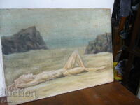 Old Painting - Naked Body