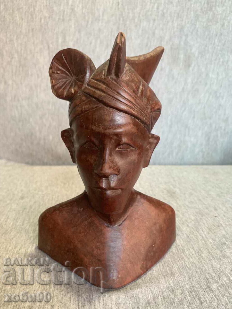 wooden African figure