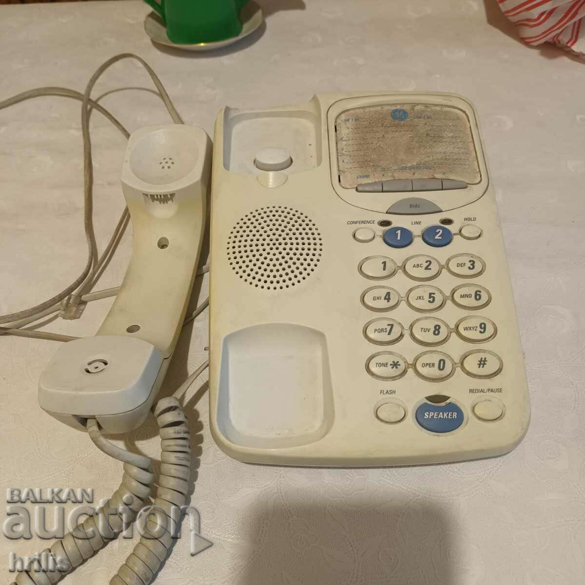 GENERAL ELECTRIC USA LANDLINE PHONE FROM THE 1980s - 5 GENERAL ELECTRIC USA LANDLINE PHONE FROM THE 1980s - 5