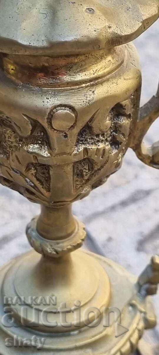 Old bronze priest - 7