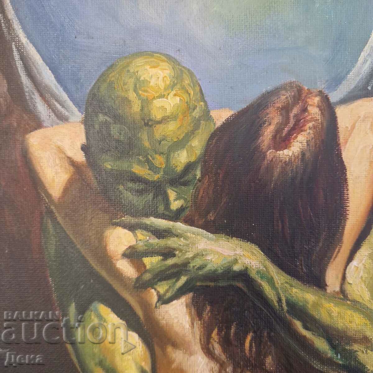 Jordan Voshinarov Painting (Reproduction after Boris Vallejo) with price 300.00 BGN | € 153.39 Jordan Voshinarov Painting (Reproduction after Boris Vallejo) with price 300.00 BGN | € 153.39