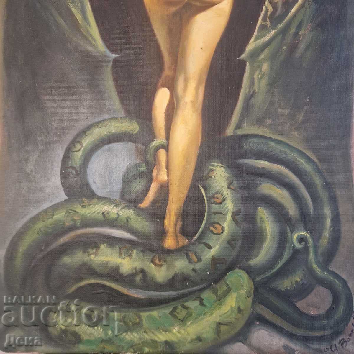 Pictură de Ĭordan Voshtinarov (reproducție după Boris Valejo) - 6 Pictură de Ĭordan Voshtinarov (reproducție după Boris Valejo) - 6