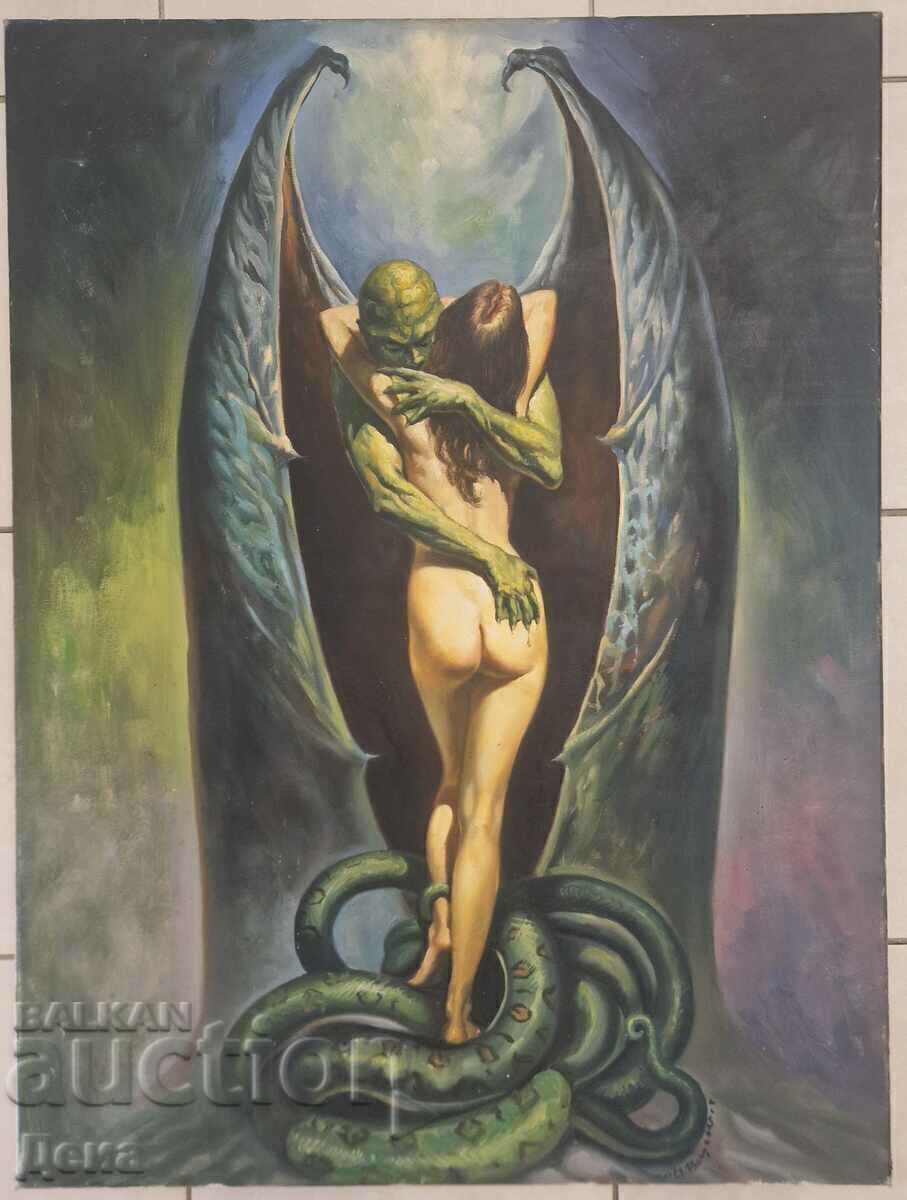 Pictură de Ĭordan Voshtinarov (reproducție după Boris Valejo) Pictură de Ĭordan Voshtinarov (reproducție după Boris Valejo)