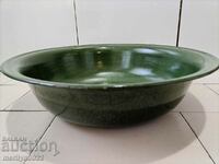 Enameled basin basin vessel with enamel from the USSR bowl