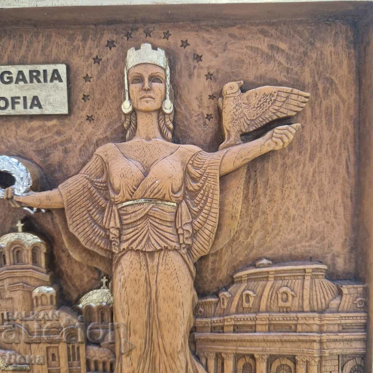 Licitație Sculptură în lemn „Sofia”