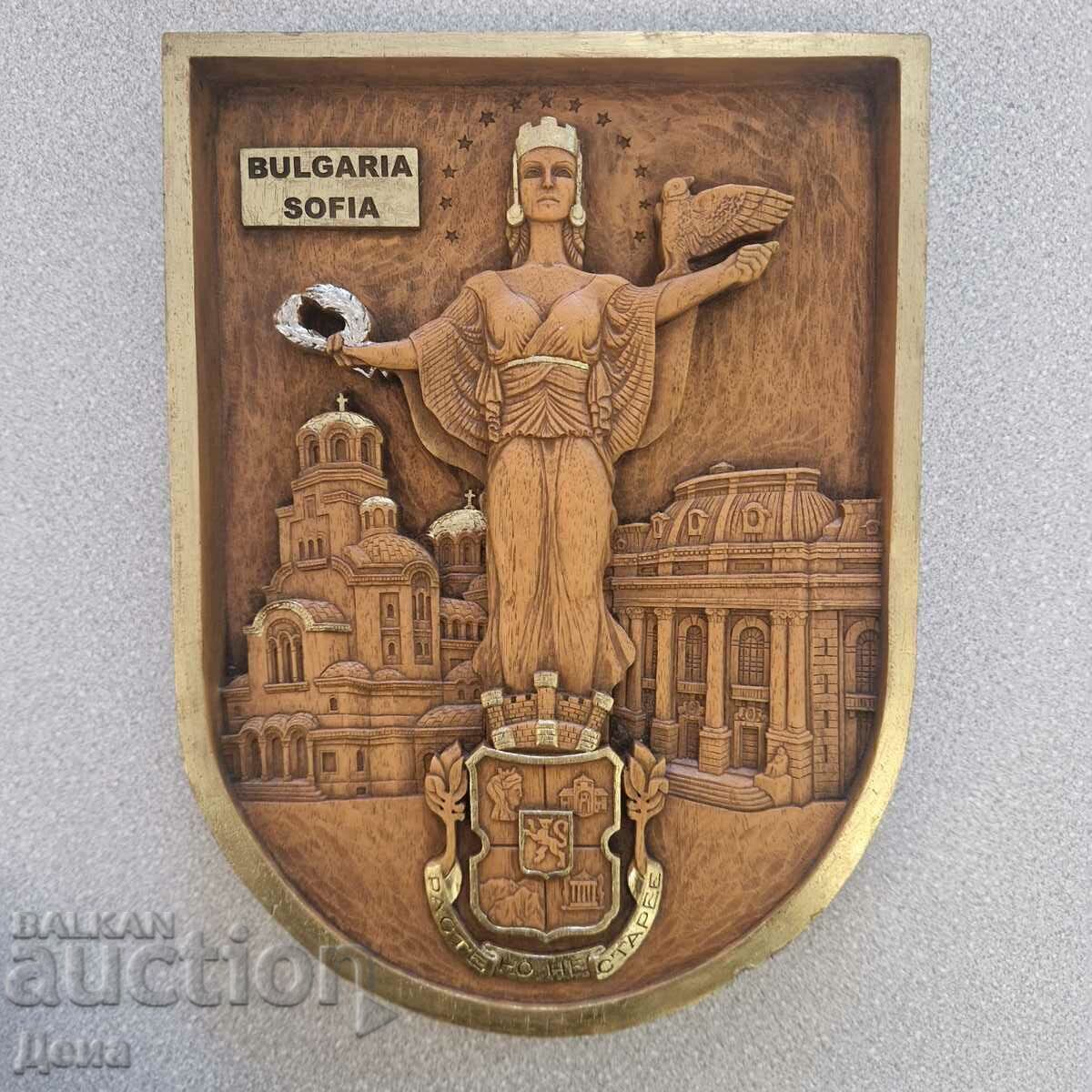 Sculptură în lemn „Sofia”