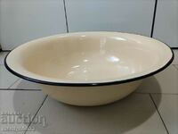 Enameled basin basin vessel with enamel from the USSR bowl