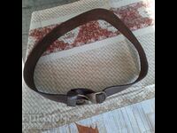 A leather belt