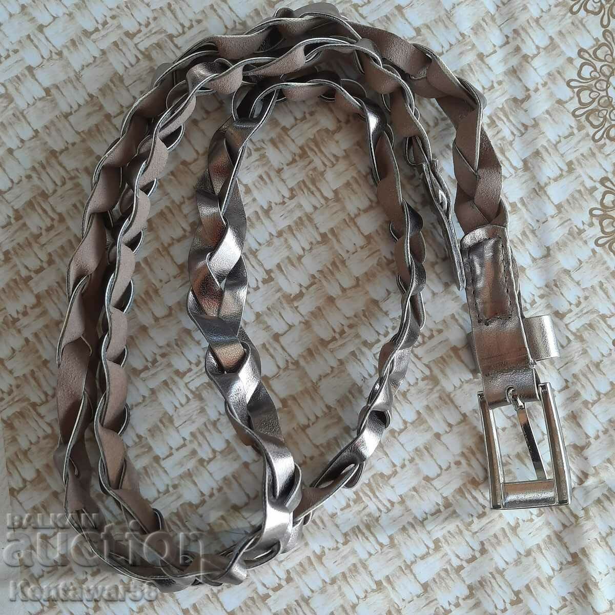 A leather belt