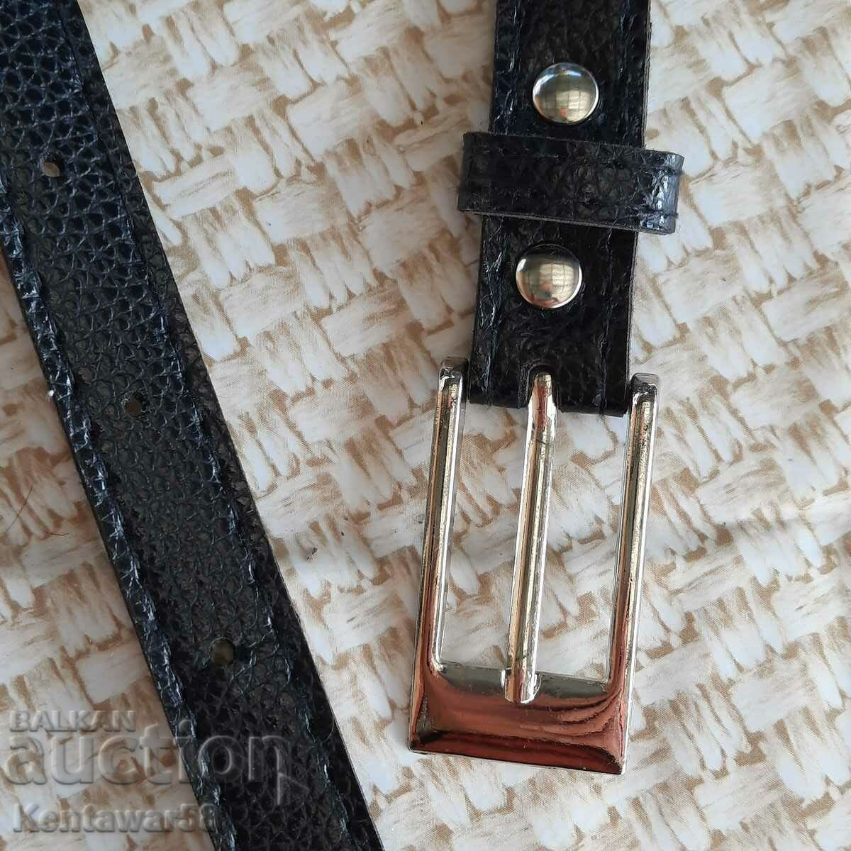 Δερμάτινη ζώνη με τιμή 2.00 BGN | € 1.02 Δερμάτινη ζώνη με τιμή 2.00 BGN | € 1.02