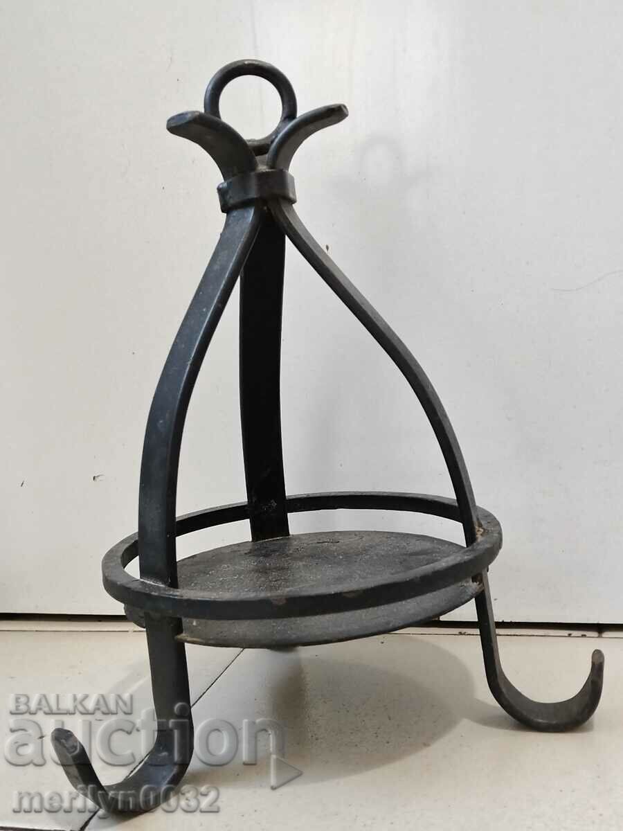 Old metal rack stand wrought iron - 5 Old metal rack stand wrought iron - 5