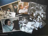 Old Russian postcards and photos from movies, 11 pieces