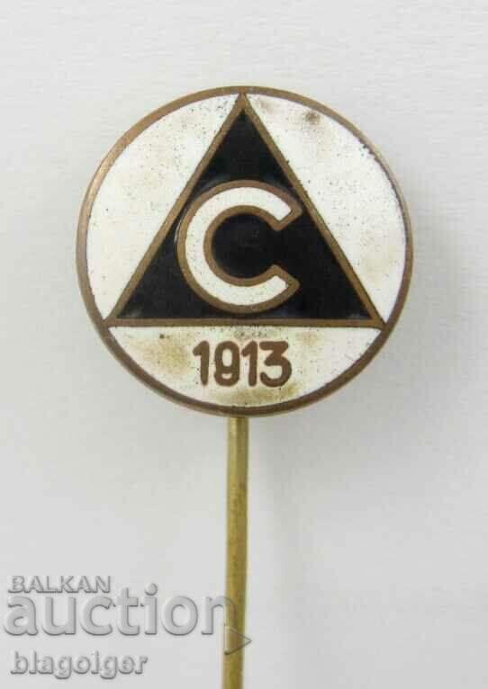 Auction Old Football Badge-Enamel Badge-SLAVIA SOFIA Auction Old Football Badge-Enamel Badge-SLAVIA SOFIA