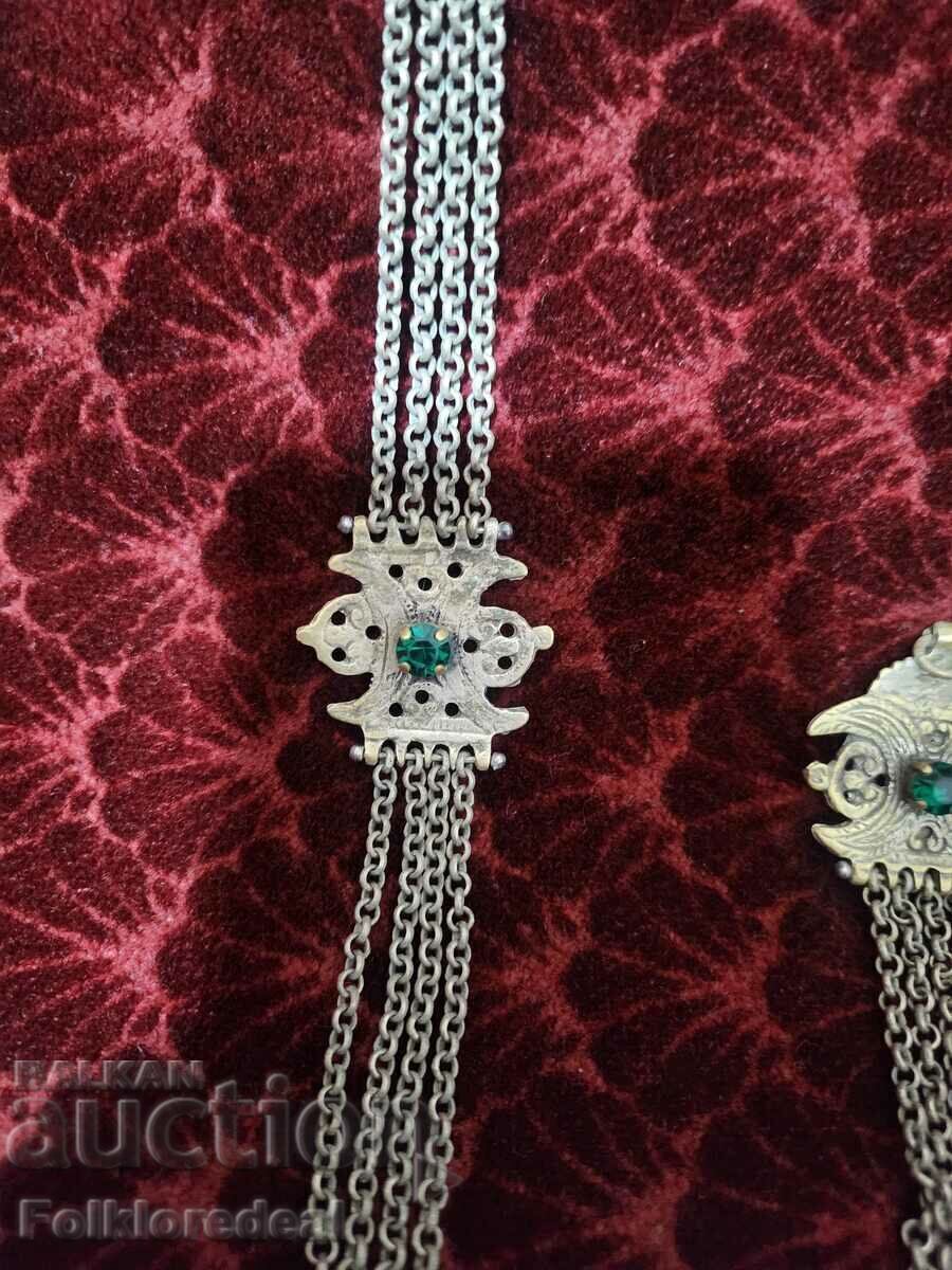 A 19th century silver men's pistol decoration collar - 5 A 19th century silver men's pistol decoration collar - 5