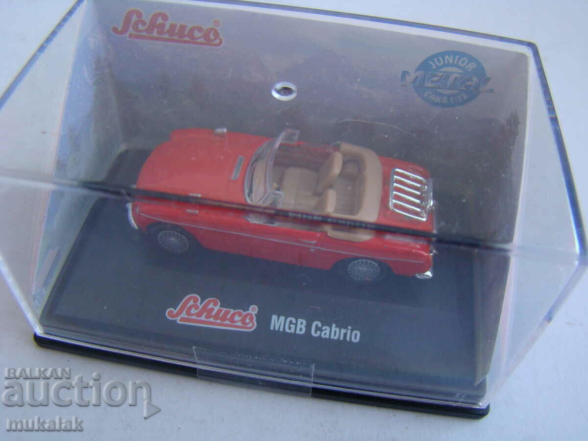 Auction 1:72 SCHUCO MGB CABRIO CAR MODEL TOY Auction 1:72 SCHUCO MGB CABRIO CAR MODEL TOY