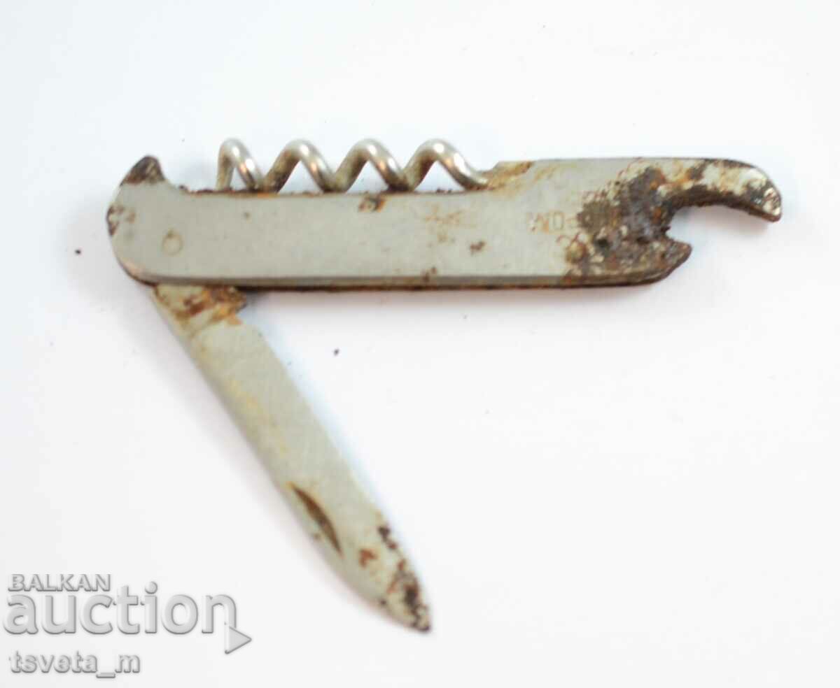 Auction Pocket knife with opener and corkscrew Vinprom - social. Auction Pocket knife with opener and corkscrew Vinprom - social.