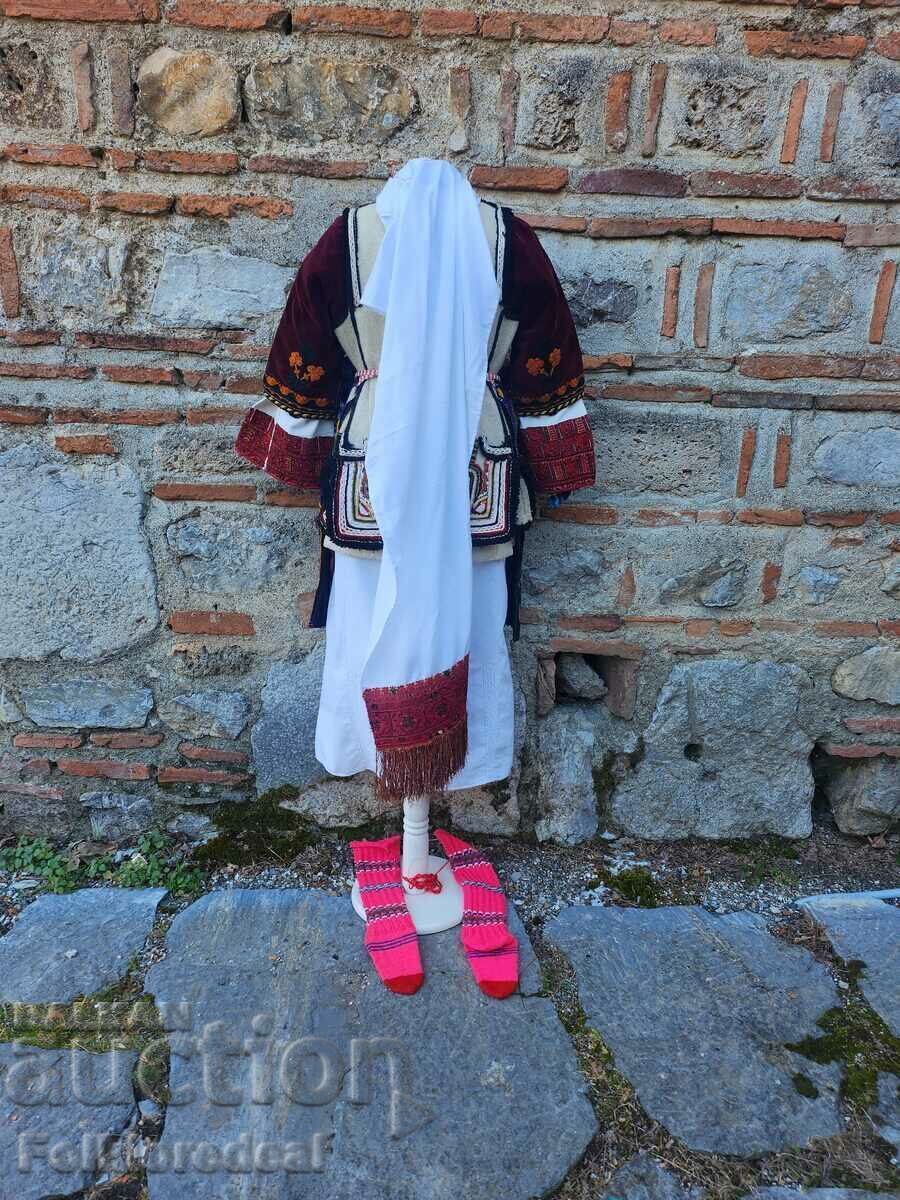 Γυναικεία φορεσιά από το πεδίο της Οχρίδας, μουσειακό κασκόλ - 5 Γυναικεία φορεσιά από το πεδίο της Οχρίδας, μουσειακό κασκόλ - 5