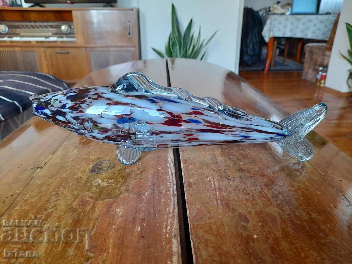 Glass figure, figurine, fish with price 37.00 BGN | € 18.92 Glass figure, figurine, fish with price 37.00 BGN | € 18.92